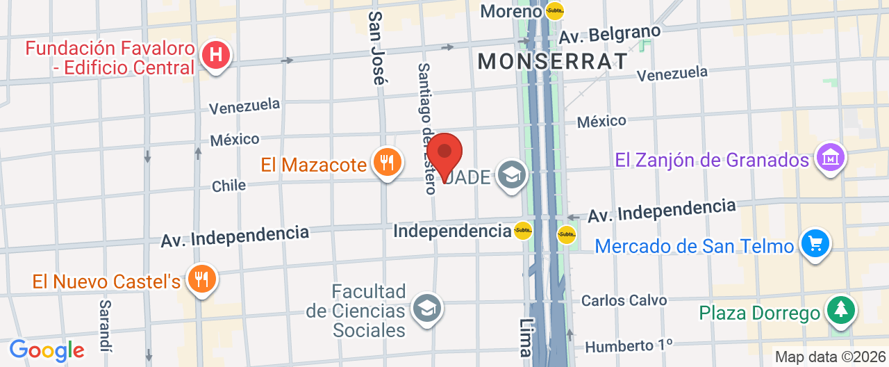 Mapa de la ubicación