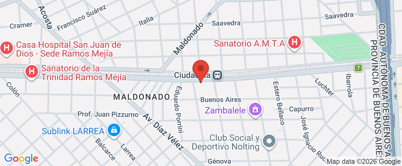 Mapa de la ubicación