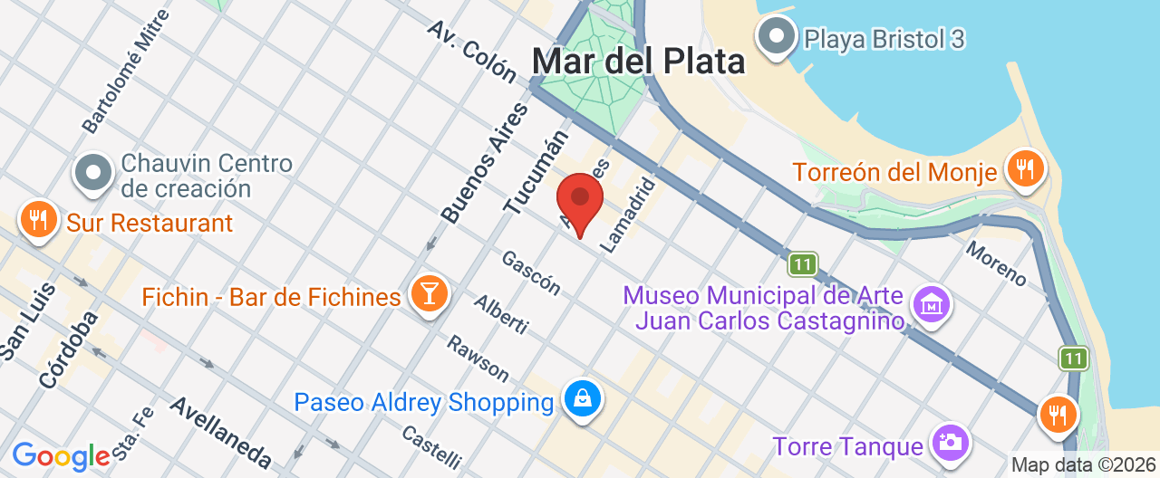 Mapa de la ubicación