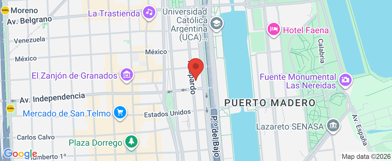 Mapa de la ubicación