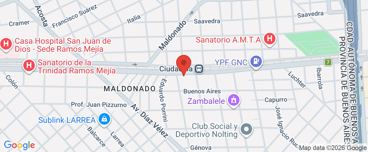 Mapa de la ubicación