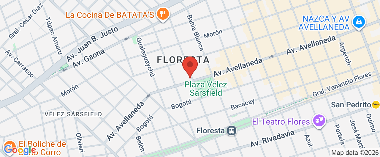 Mapa de la ubicación