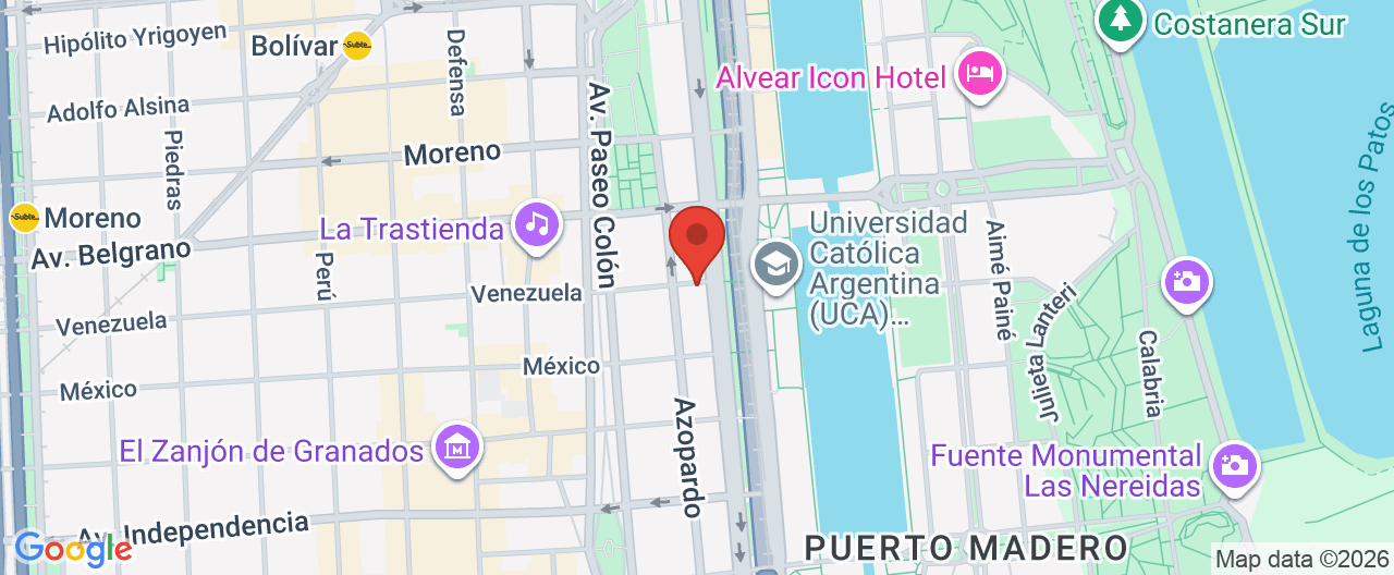 Mapa de la ubicación