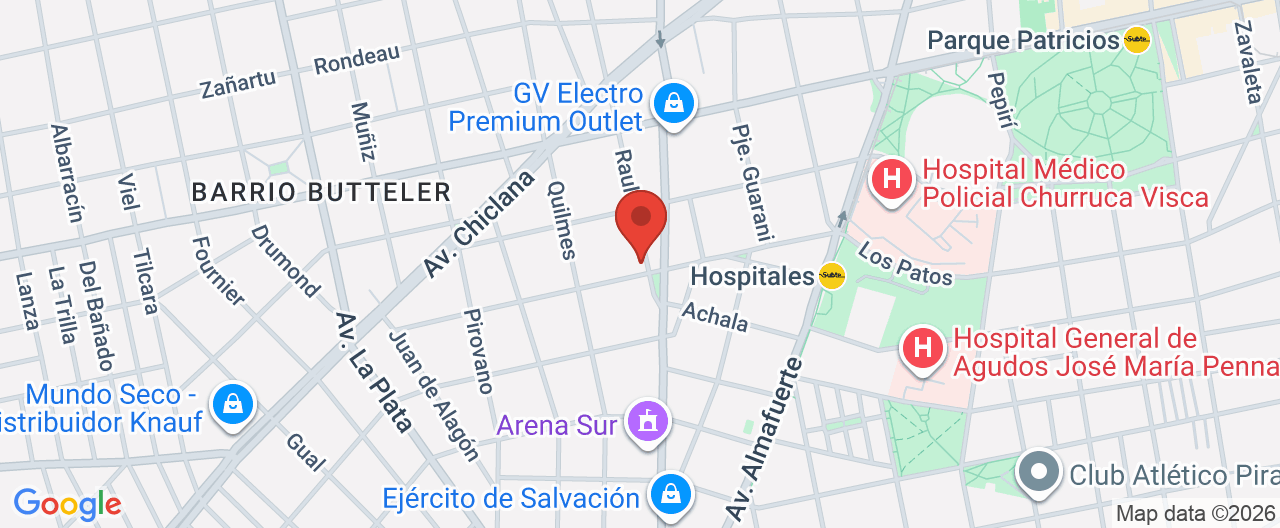 Mapa de la ubicación