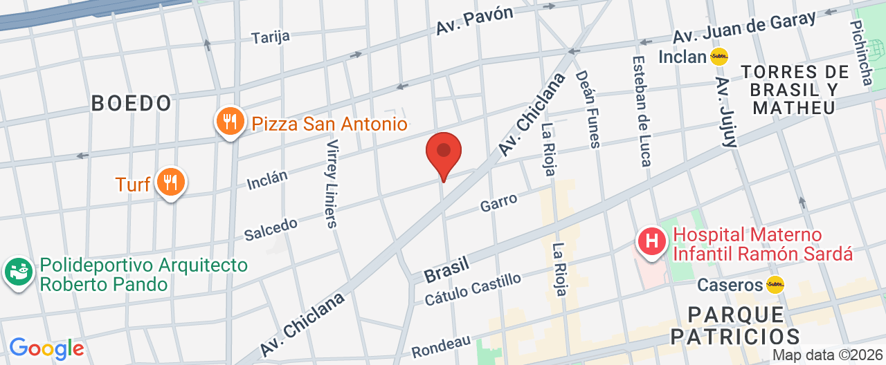 Mapa de la ubicación