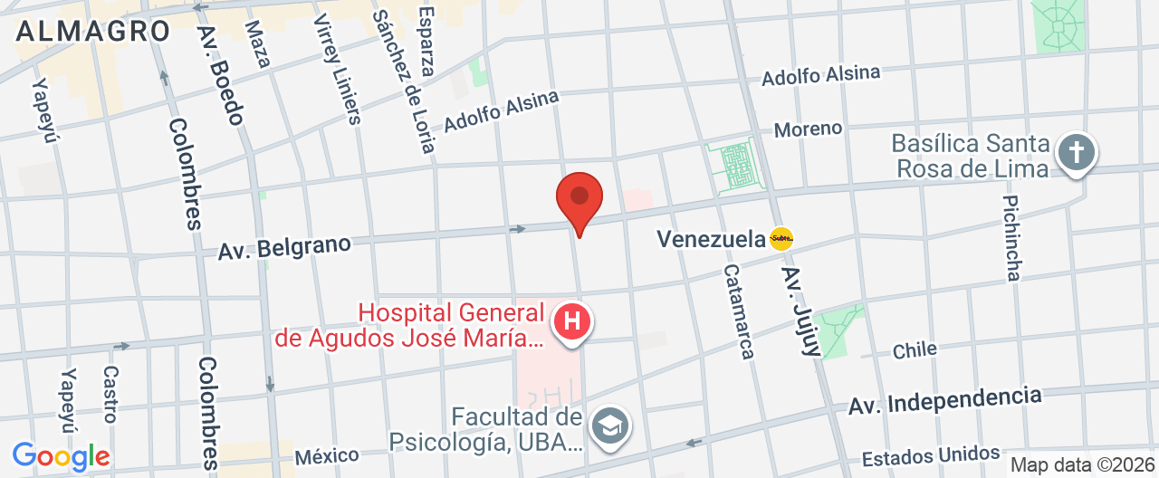 Mapa de la ubicación