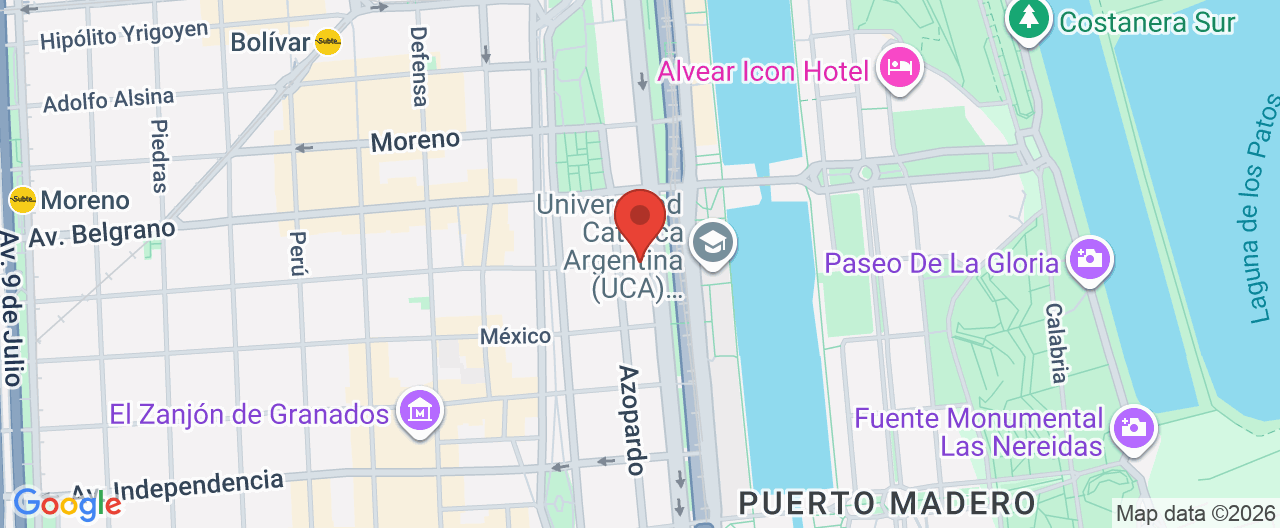 Mapa de la ubicación