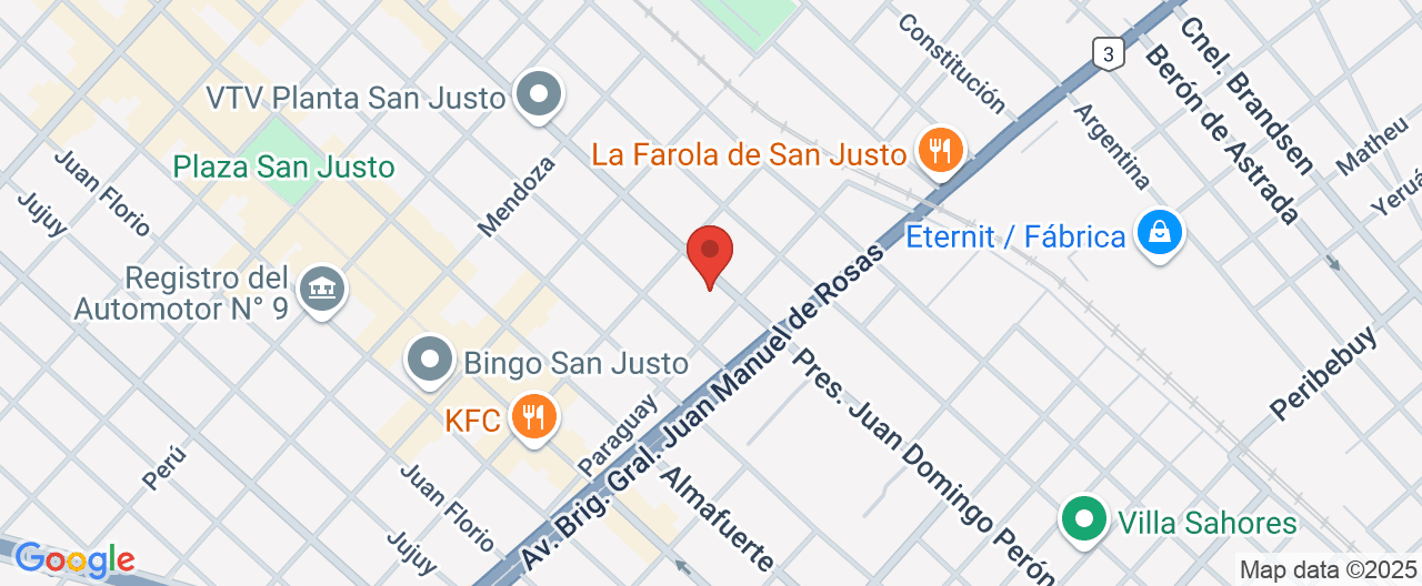 Mapa de la ubicación