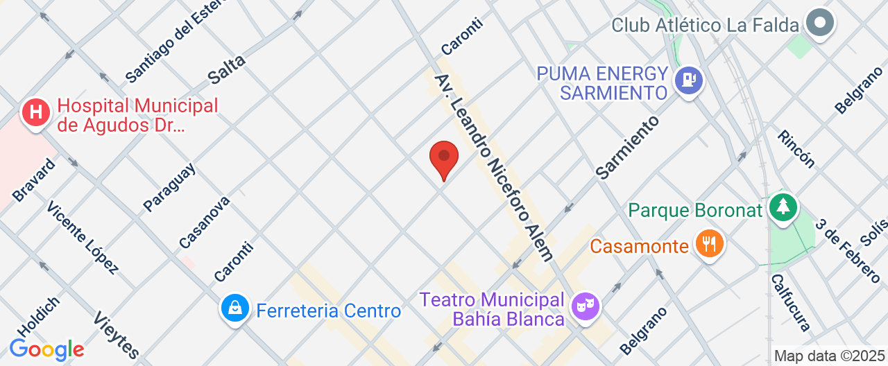 Mapa de la ubicación