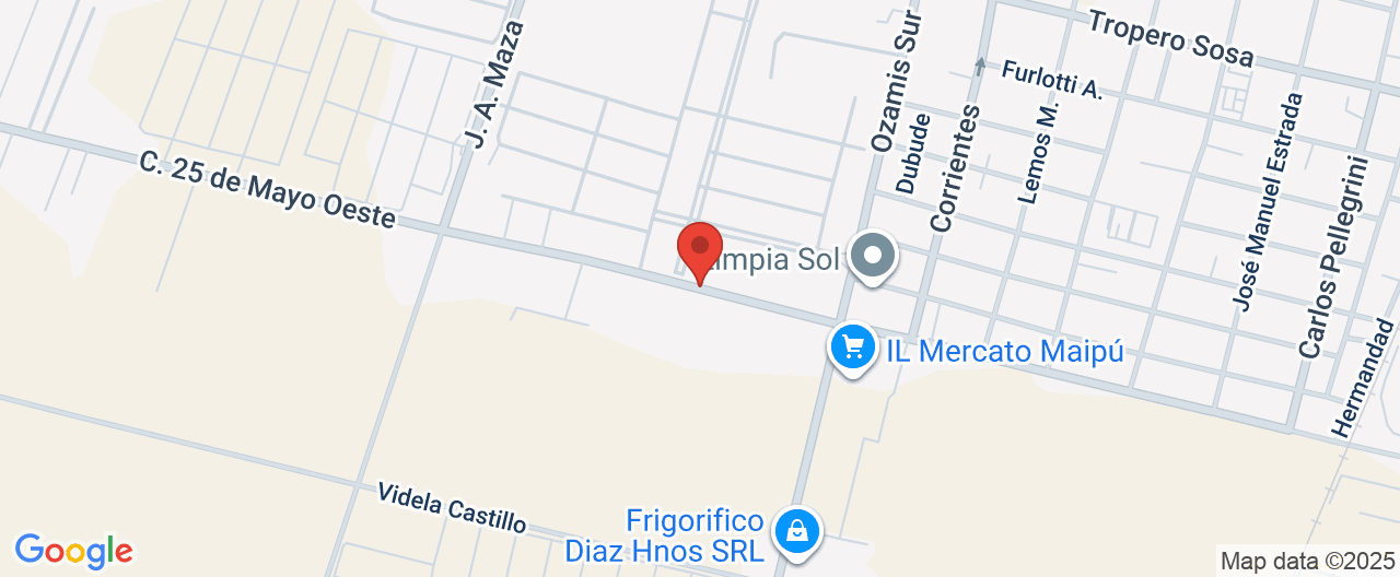 Mapa de la ubicación