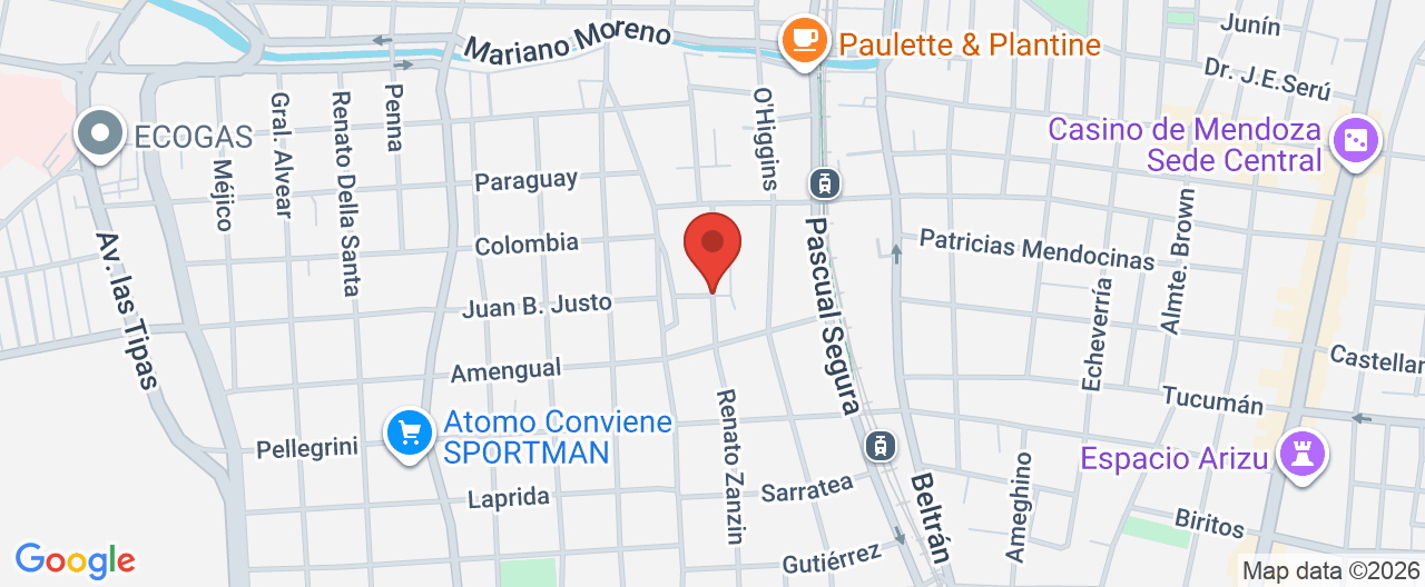 Mapa de la ubicación