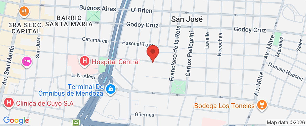 Mapa de la ubicación