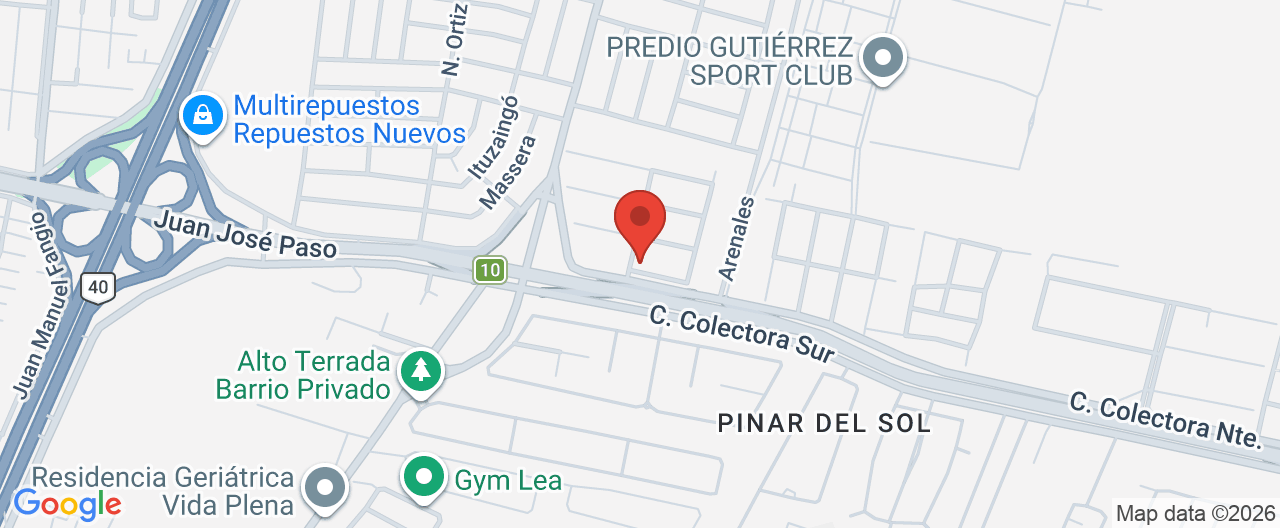 Mapa de la ubicación