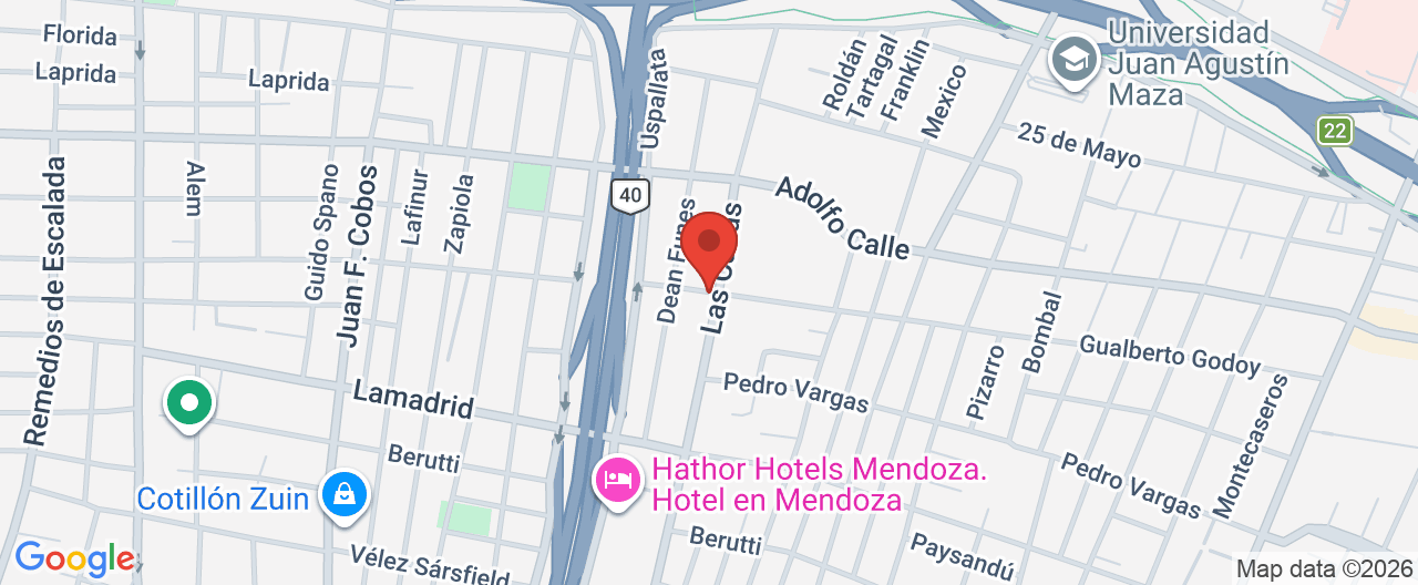 Mapa de la ubicación