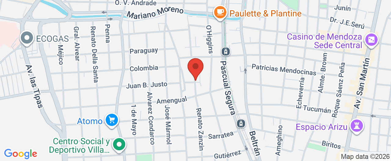 Mapa de la ubicación