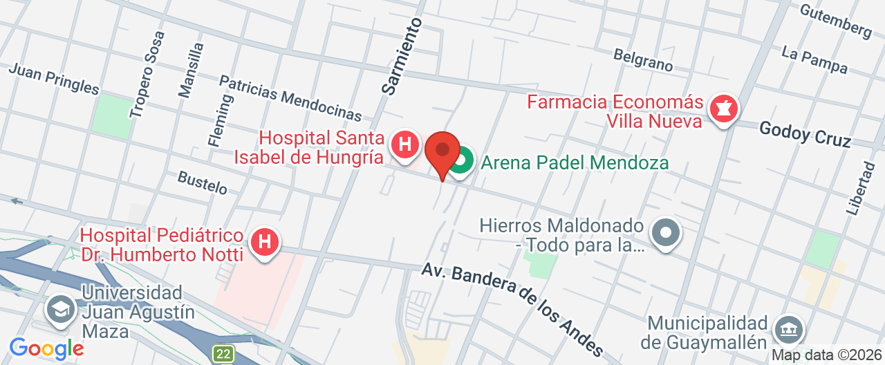 Mapa de la ubicación