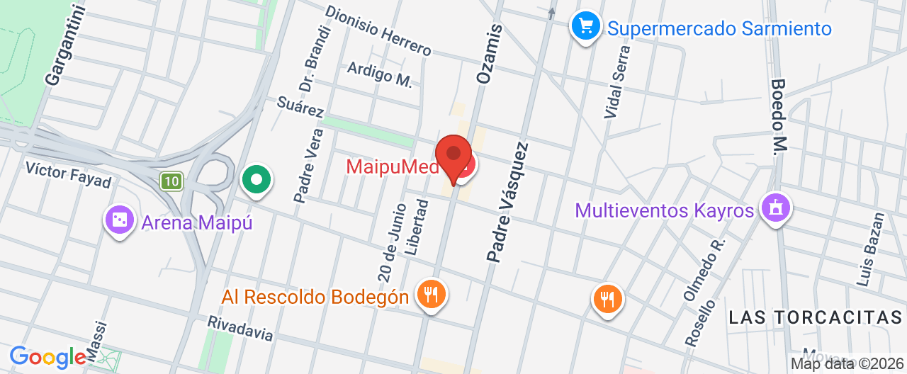 Mapa de la ubicación