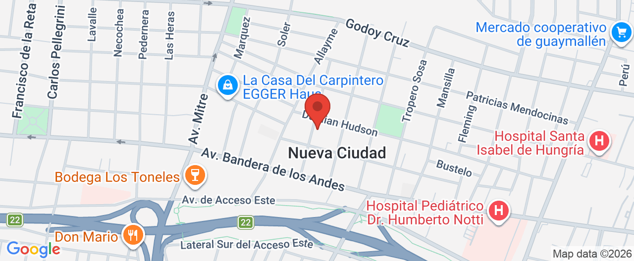 Mapa de la ubicación