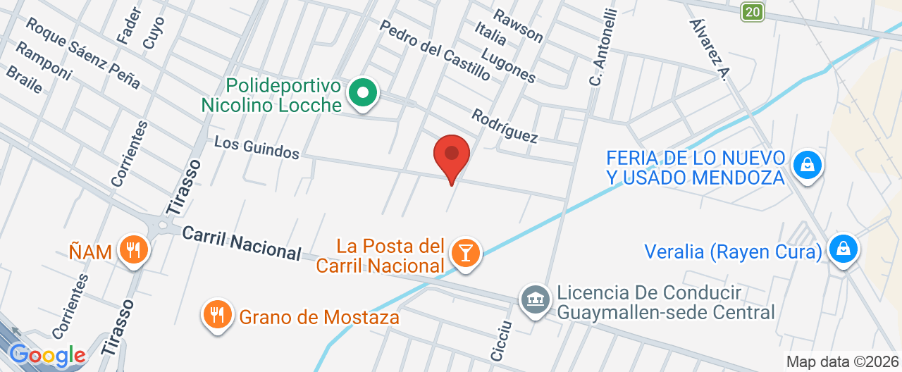 Mapa de la ubicación