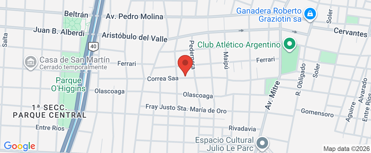 Mapa de la ubicación