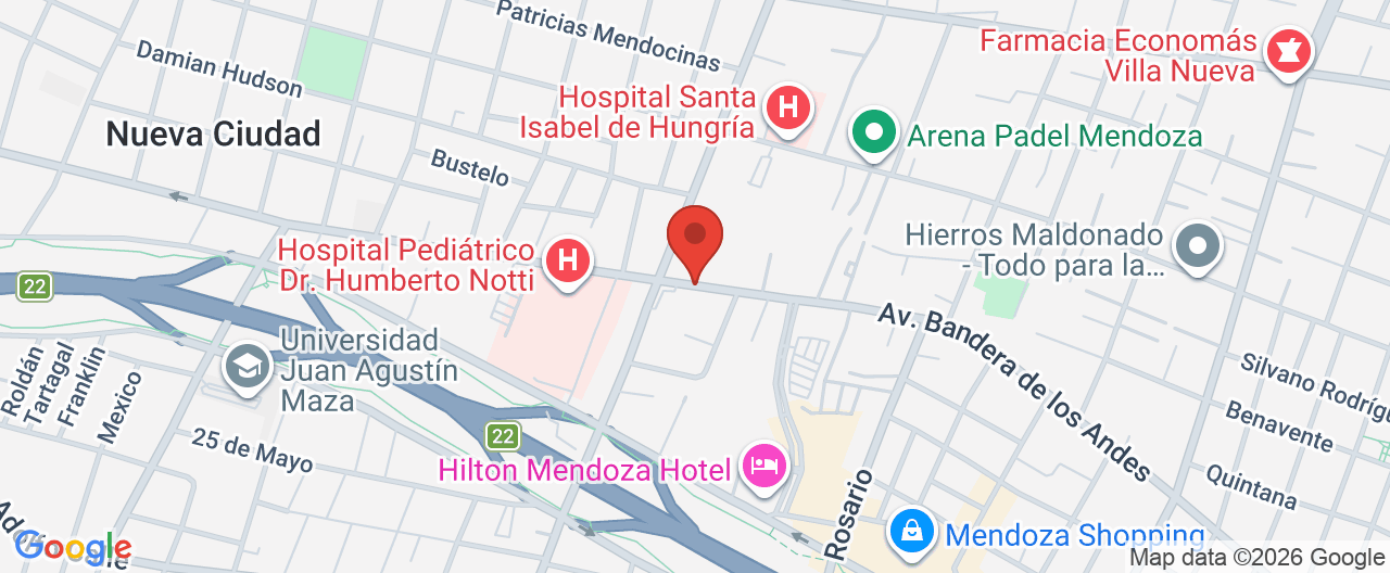Mapa de la ubicación