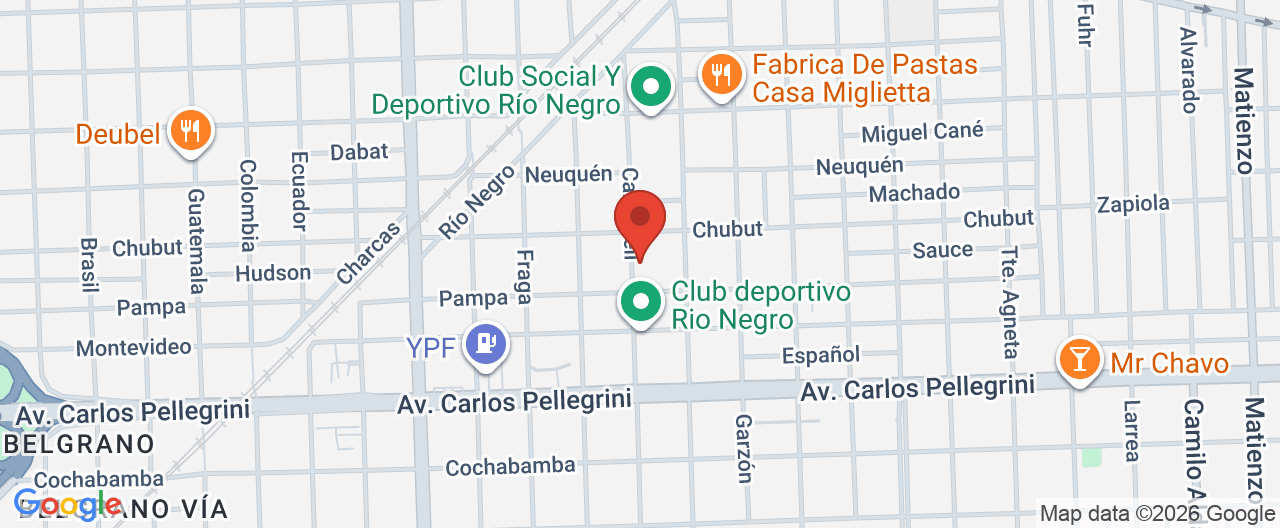 Mapa de la ubicación