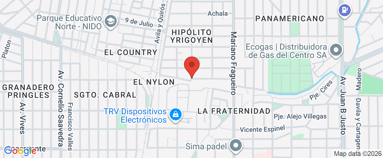 Mapa de la ubicación