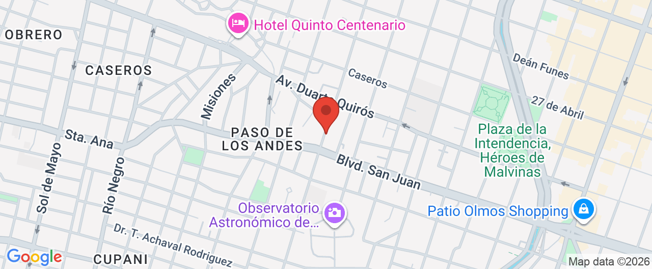 Mapa de la ubicación