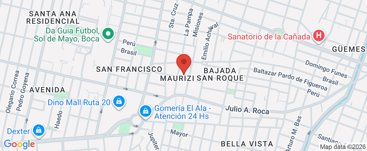 Mapa de la ubicación