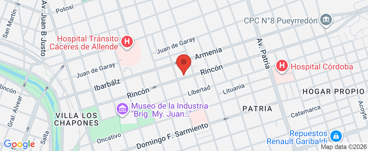 Mapa de la ubicación