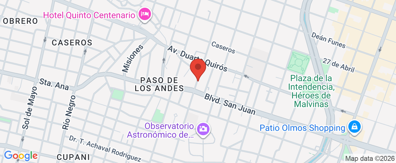Mapa de la ubicación