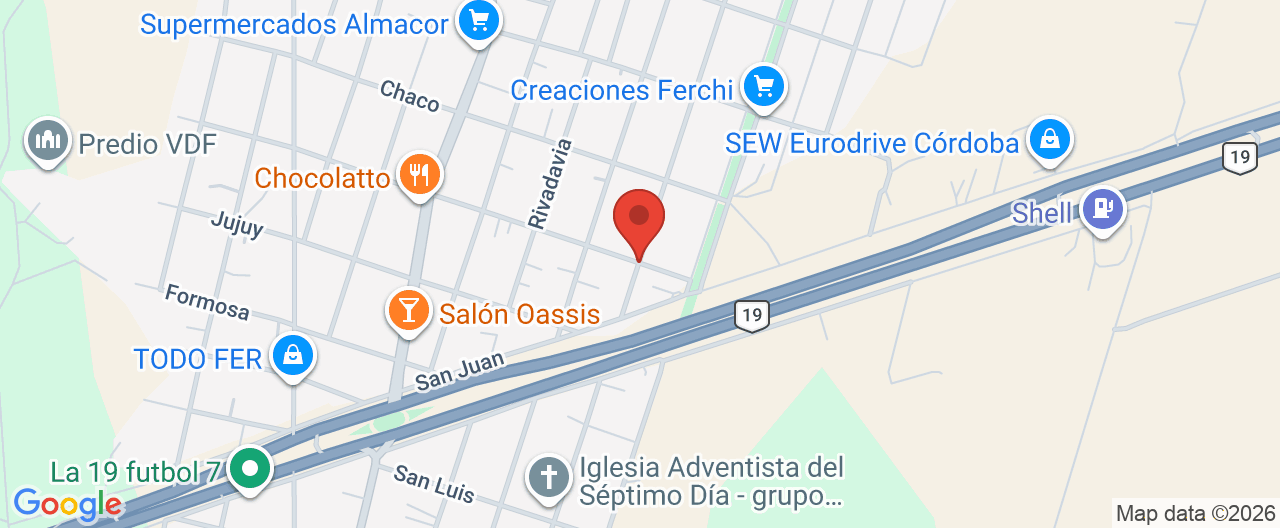 Mapa de la ubicación