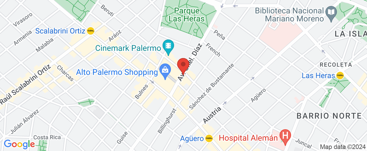 Mapa de la ubicación