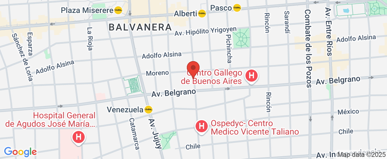 Mapa de la ubicación