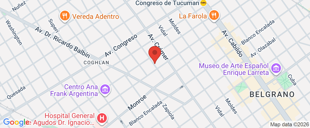 Mapa de la ubicación