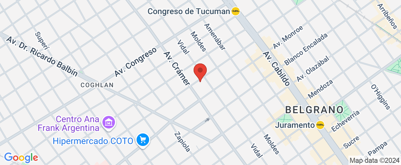 Mapa de la ubicación