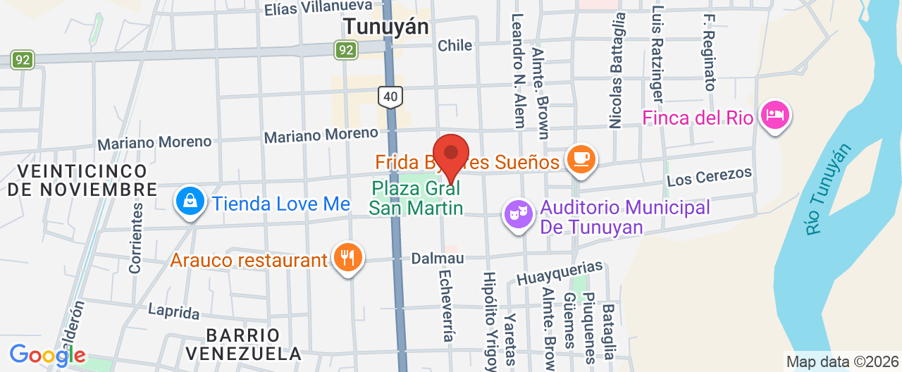 Mapa de la ubicación