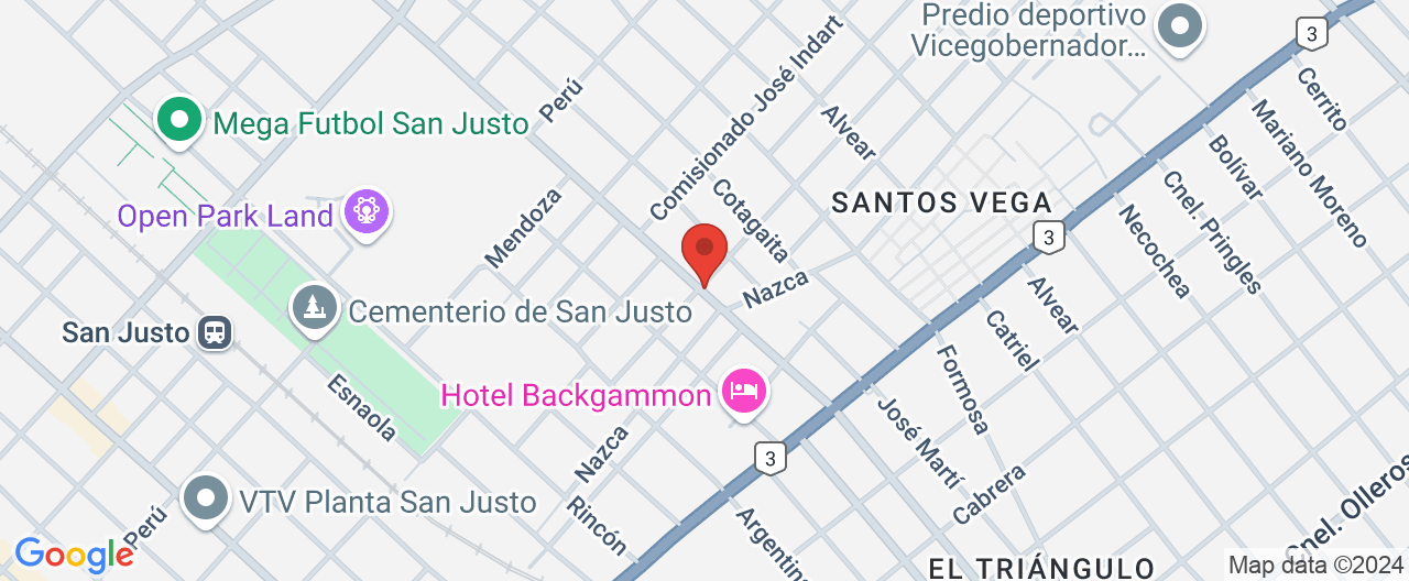 Mapa de la ubicación