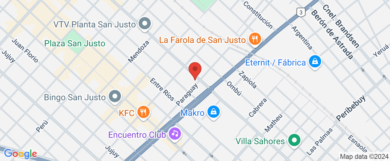 Mapa de la ubicación