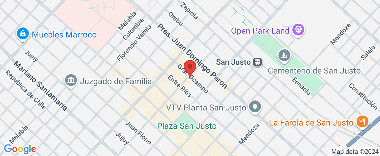 Mapa de la ubicación
