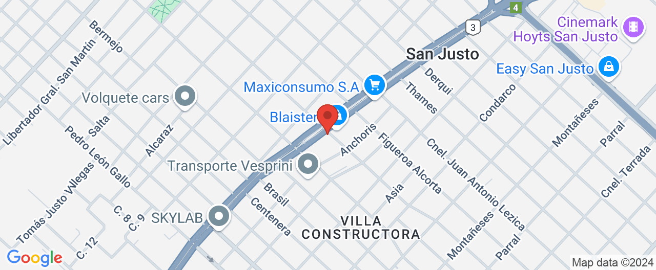 Mapa de la ubicación