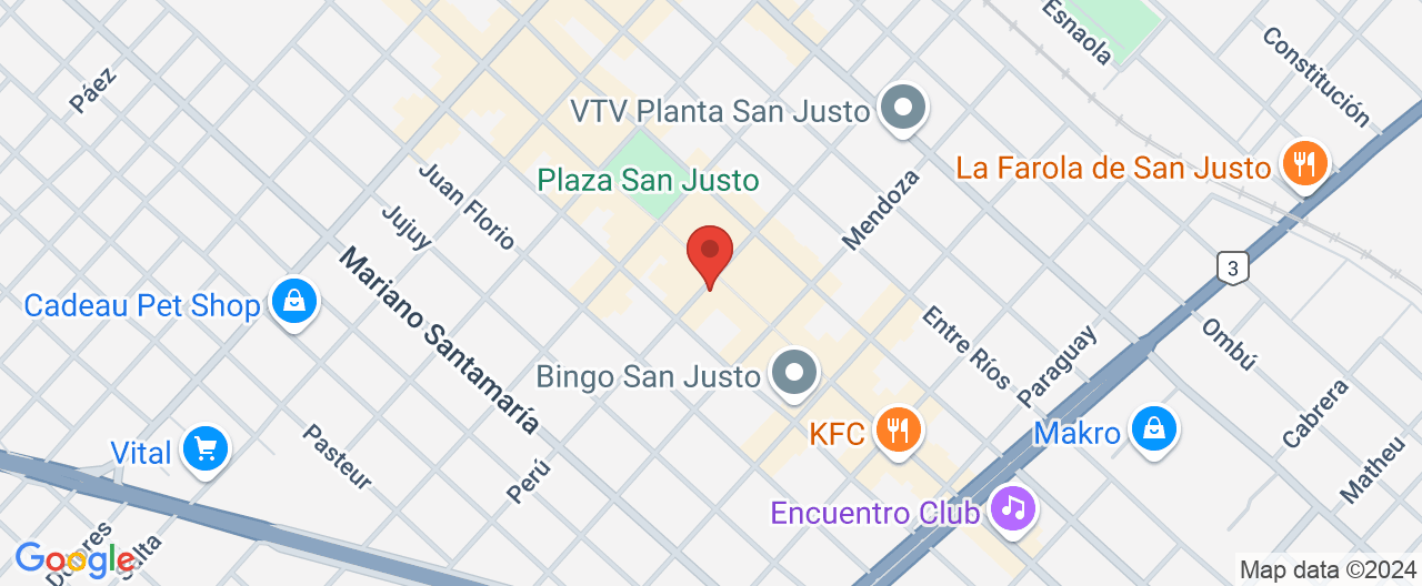 Mapa de la ubicación