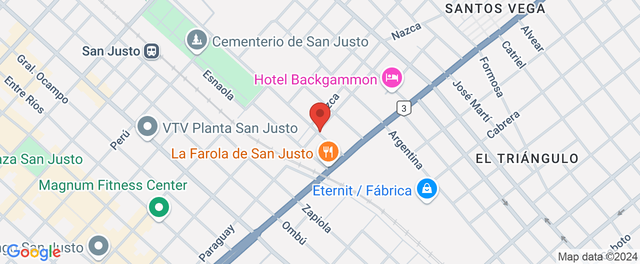 Mapa de la ubicación