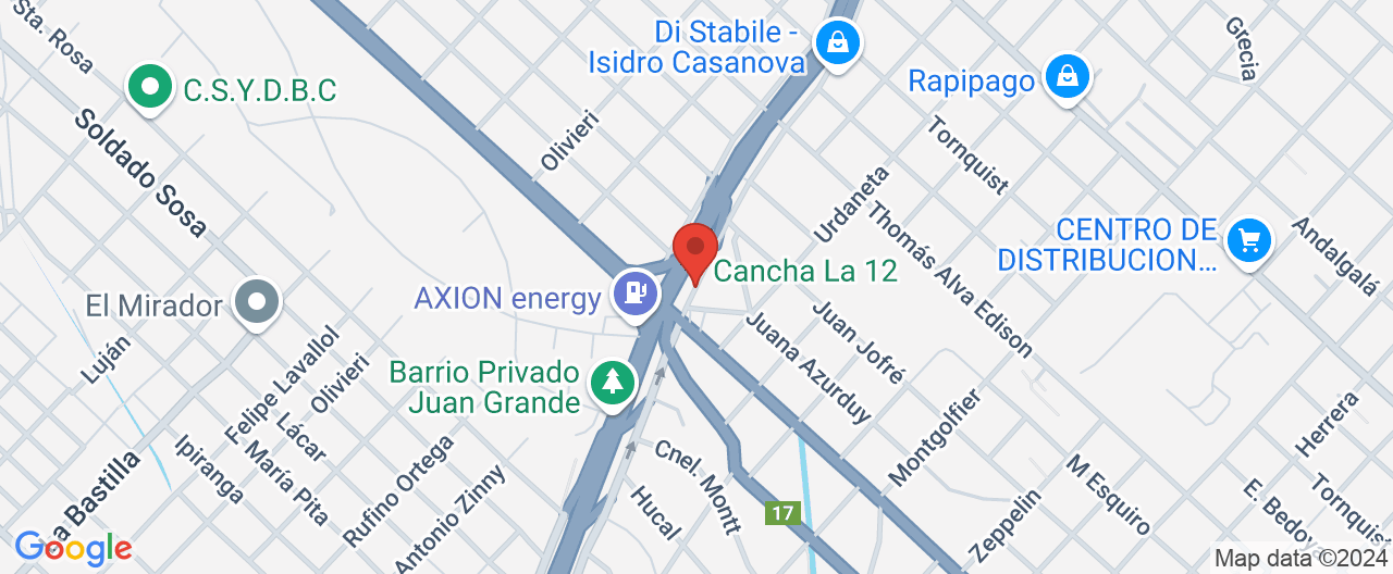 Mapa de la ubicación