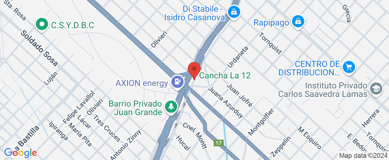 Mapa de la ubicación