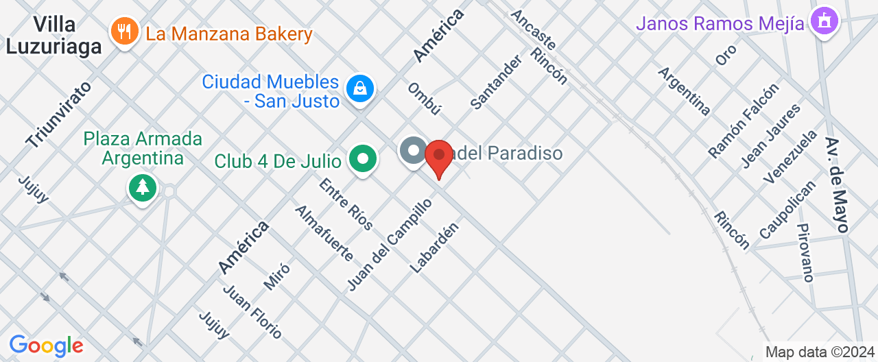 Mapa de la ubicación