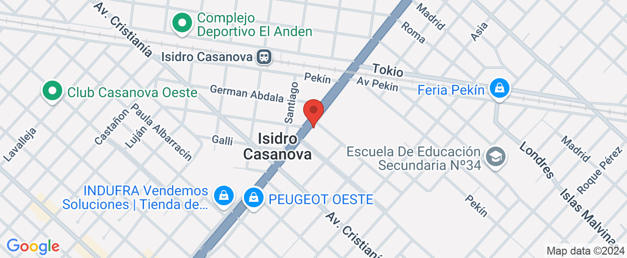 Mapa de la ubicación