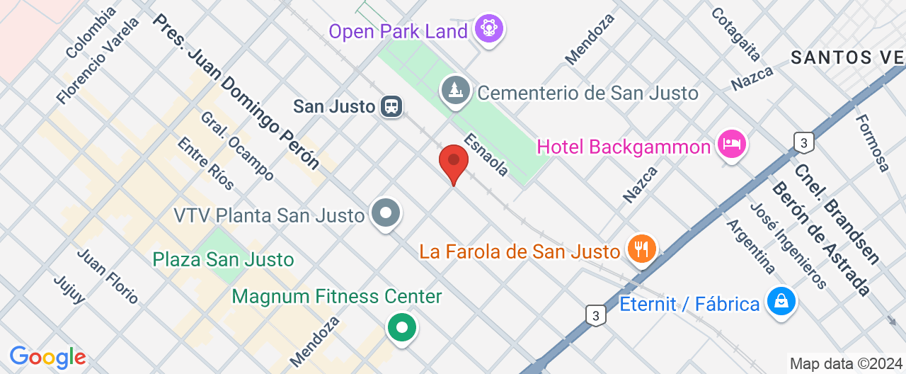 Mapa de la ubicación