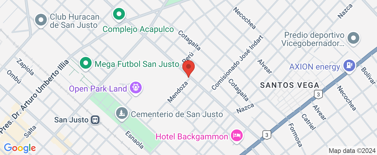 Mapa de la ubicación
