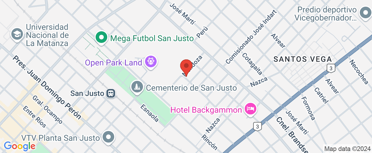 Mapa de la ubicación